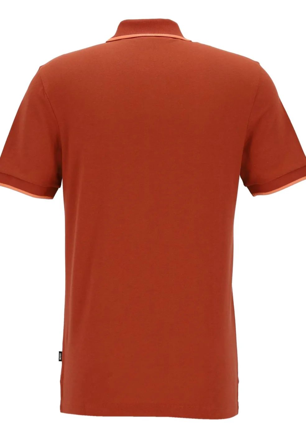 BOSS Parlay regular fit polo, pique, donker oranje
