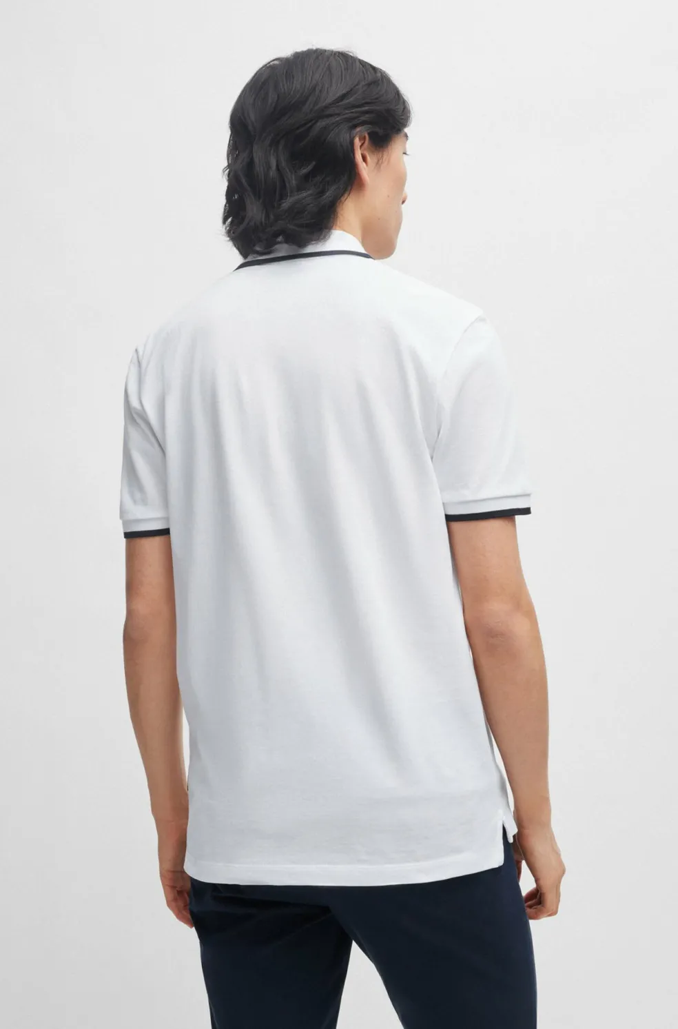 BOSS Parlay regular fit polo, pique, natuurlijk beige