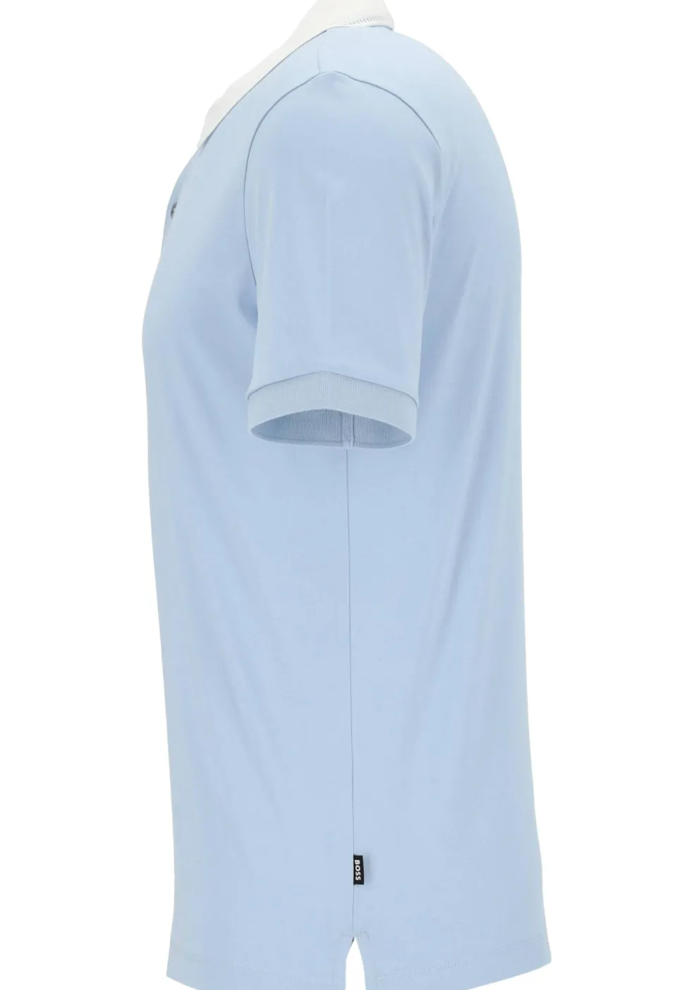 BOSS Phillipson slim fit heren polo, pique, lichtblauw
