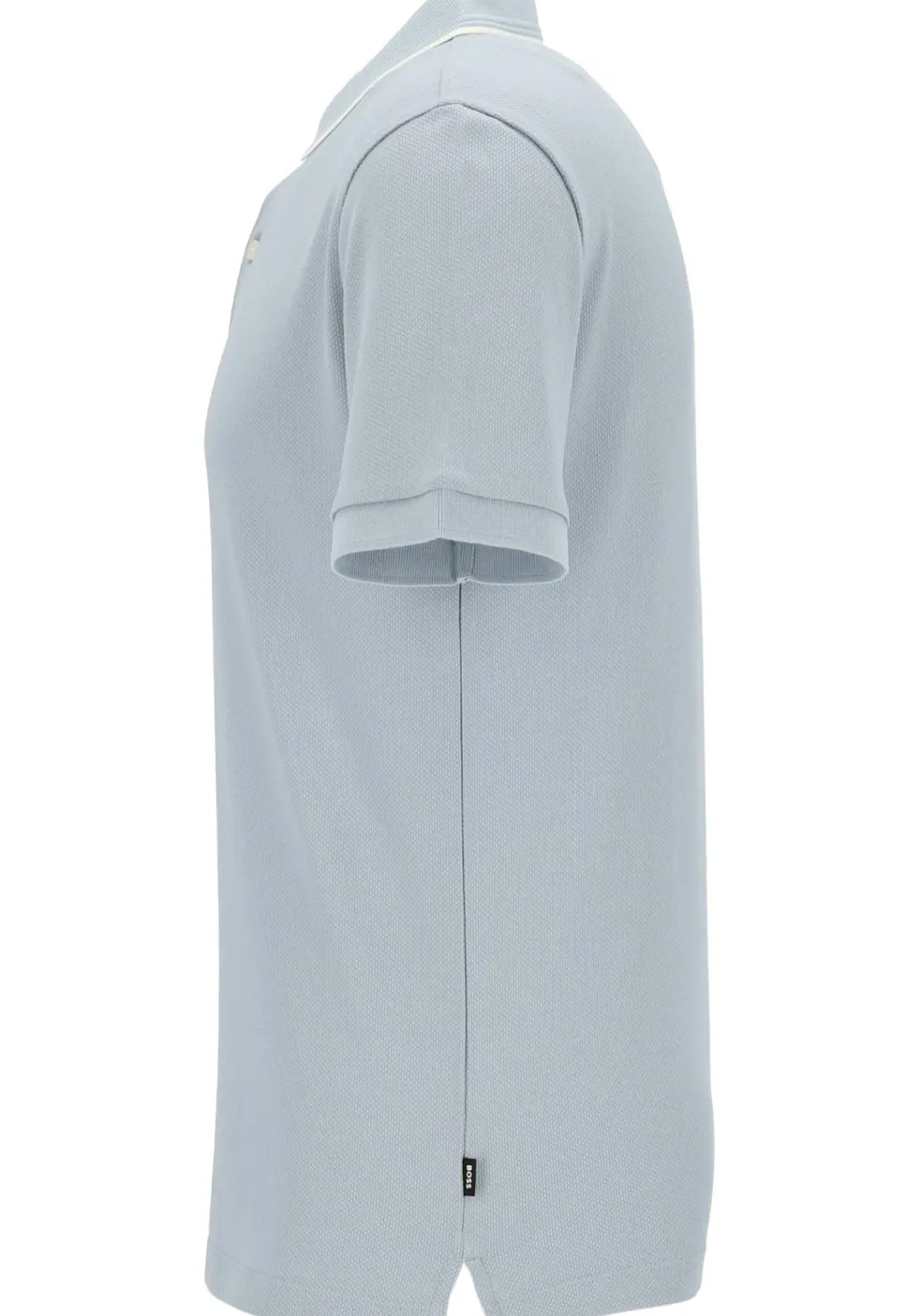 BOSS Prout regular fit heren polo, pique, lichtblauw