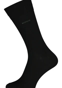 BOSS regular socks (3-pack), herensokken katoen, zwart