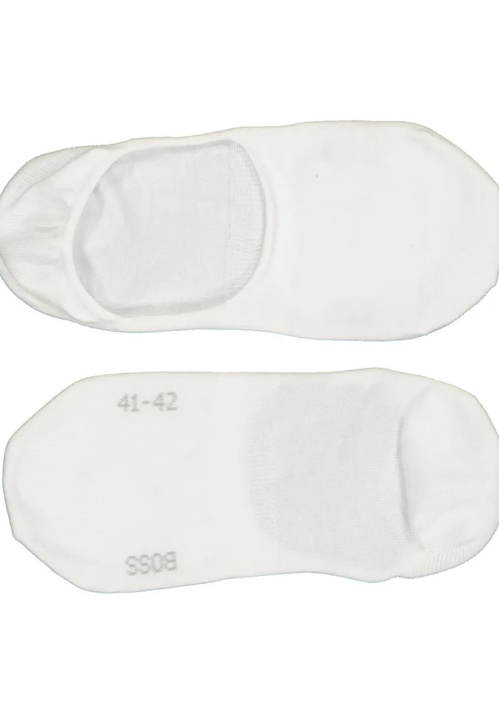 BOSS Shoeliner Stay On (2-pack), herensokken katoen onzichtbaar, wit