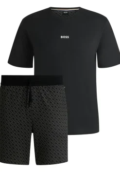 BOSS Short Set, heren lounge set, multicolor