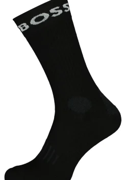 BOSS Sport Logo (2-pack), heren sportsokken katoen, zwart