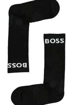 BOSS Sport Logo (2-pack), heren sportsokken katoen, zwart