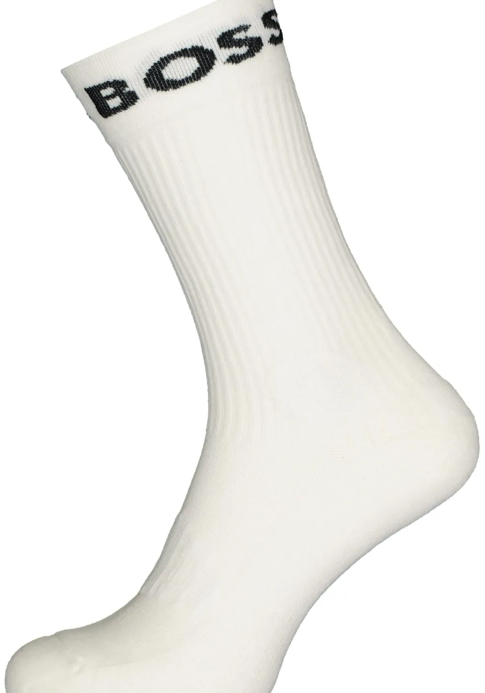 BOSS Sport Logo (2-pack), heren sportsokken katoen, wit