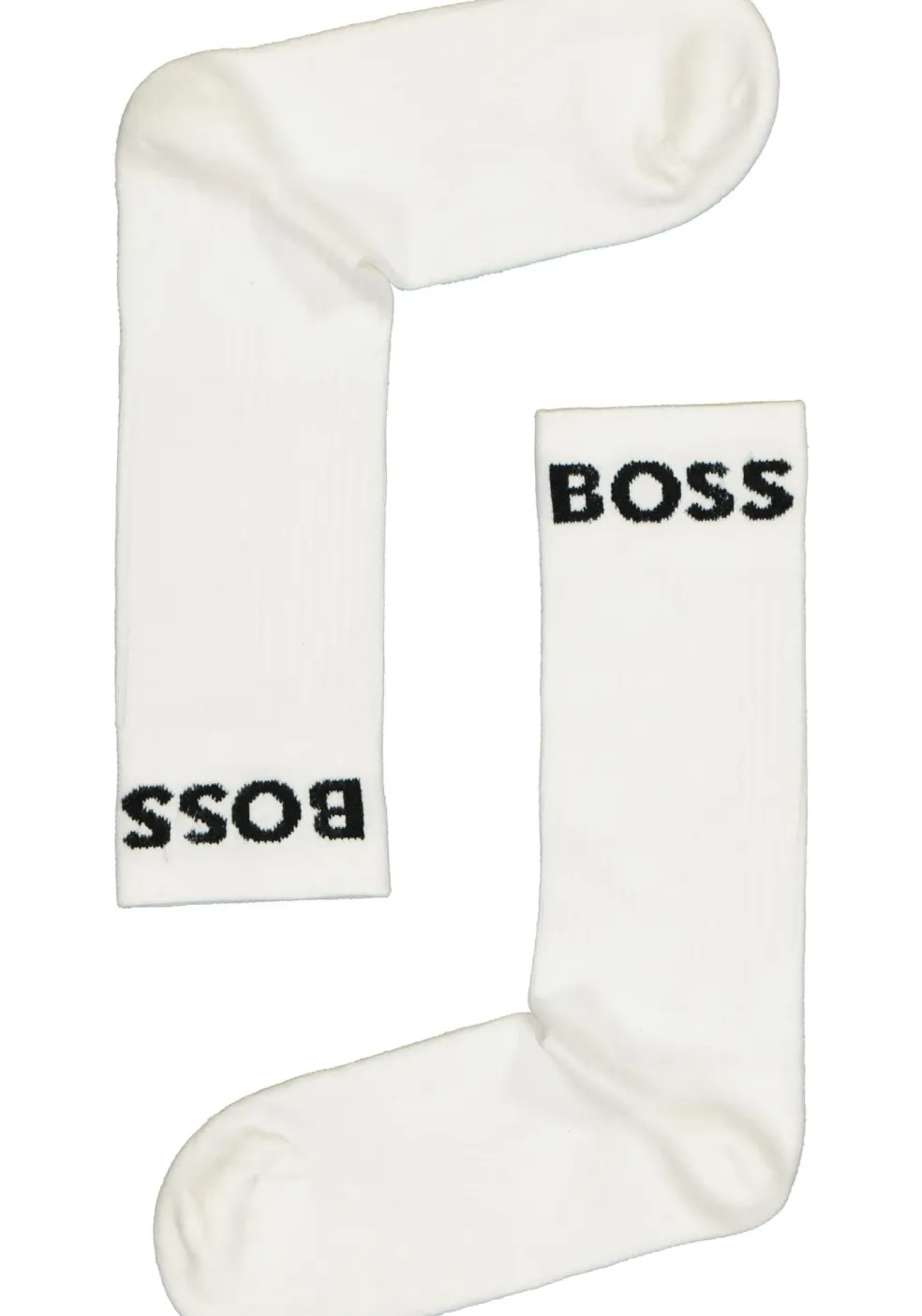 BOSS Sport Logo (2-pack), heren sportsokken katoen, wit