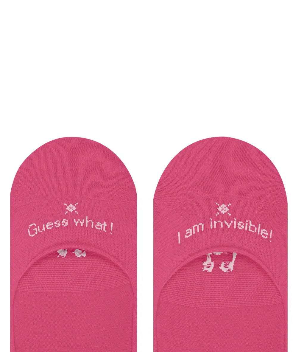 Burlington Aberdeen dames invisible sokken, roze (hot pink)