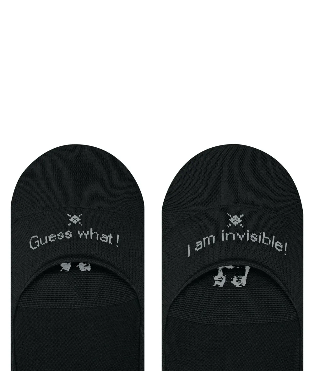 Burlington Aberdeen dames invisible sokken, zwart (black)