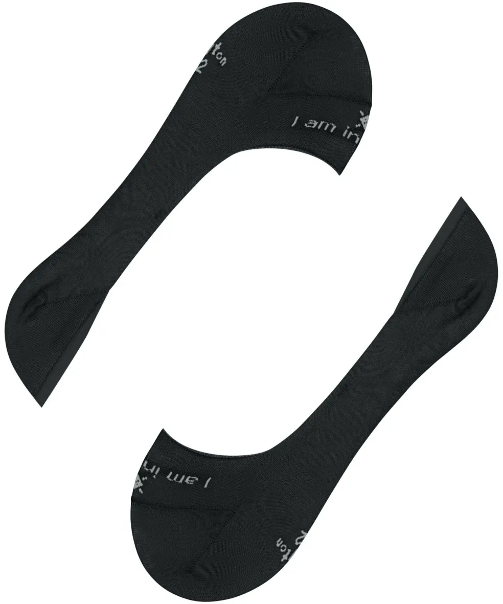 Burlington Aberdeen dames invisible sokken, zwart (black)