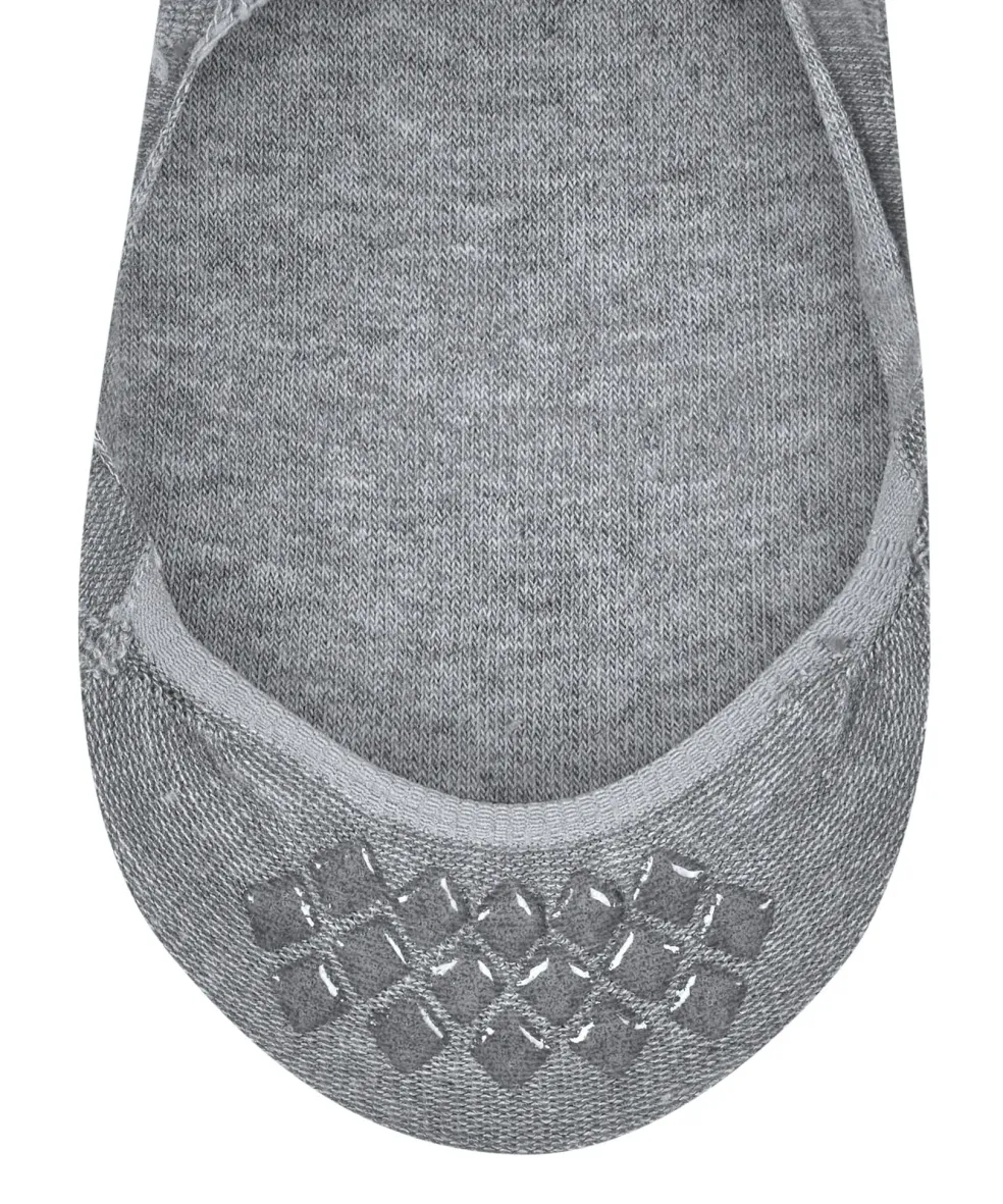 Burlington Athleisure dames invisible sokken, grijs (light grey mel.)