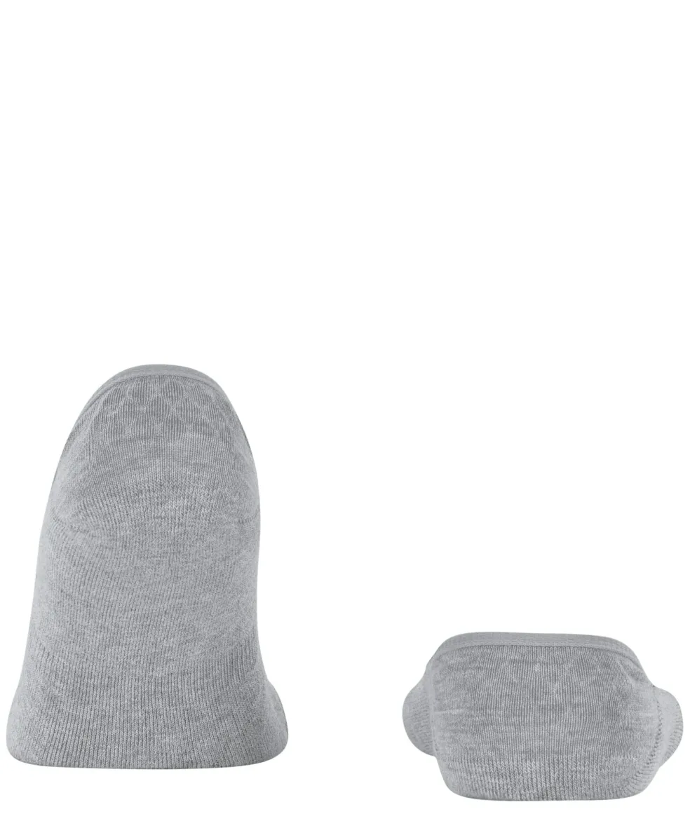 Burlington Athleisure dames invisible sokken, grijs (light grey mel.)