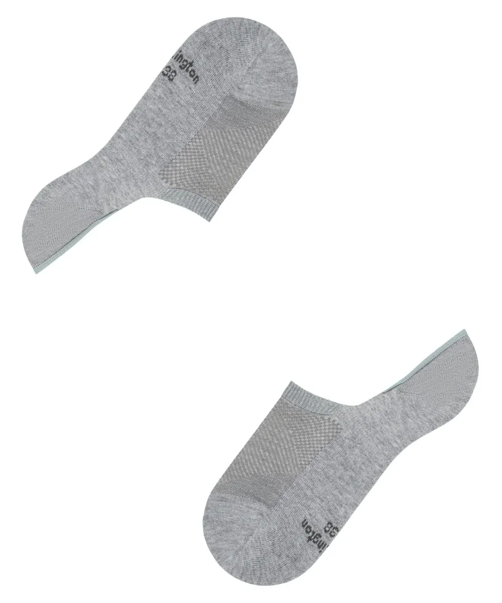 Burlington Athleisure dames invisible sokken, grijs (light grey mel.)