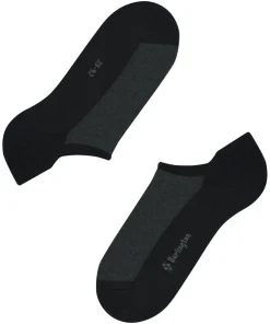 Burlington Athleisure heren sneakersokken, zwart (black)