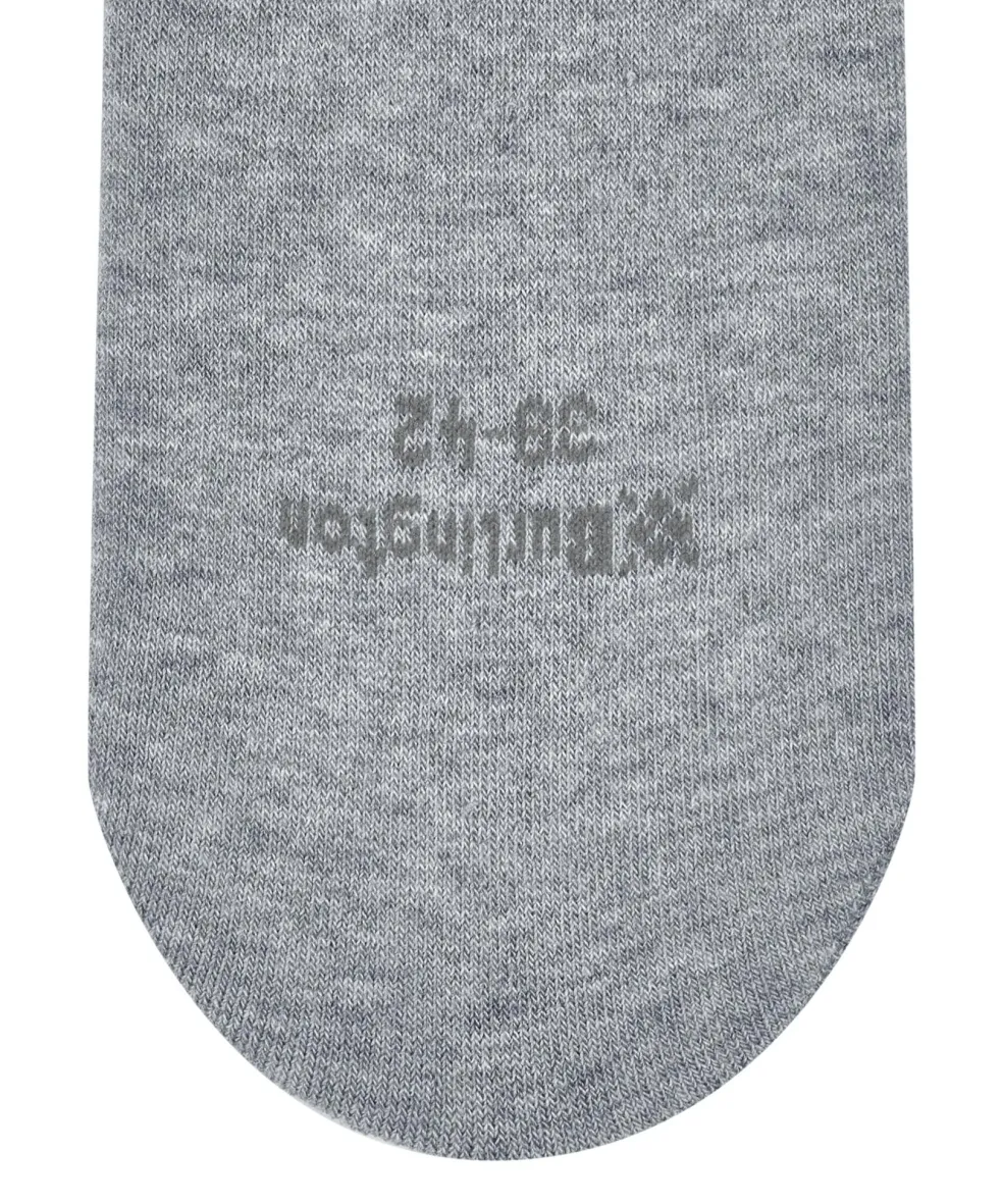 Burlington Athleisure heren invisible sokken, grijs (light grey mel.)