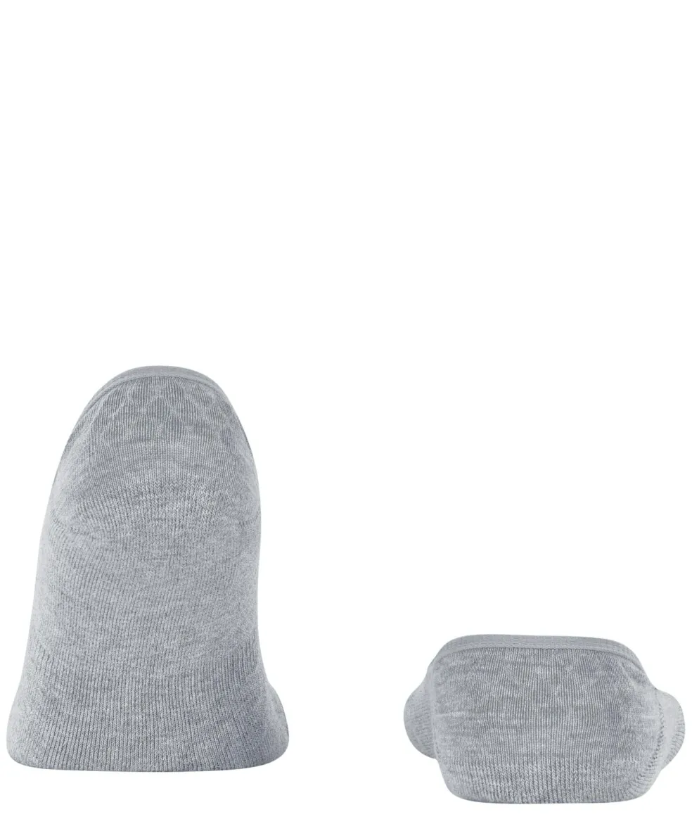 Burlington Athleisure heren invisible sokken, grijs (light grey mel.)