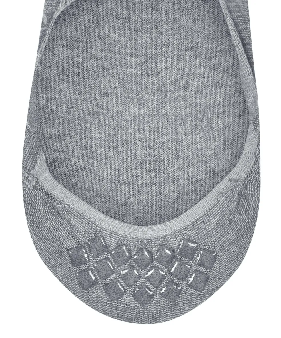 Burlington Athleisure heren invisible sokken, grijs (light grey mel.)