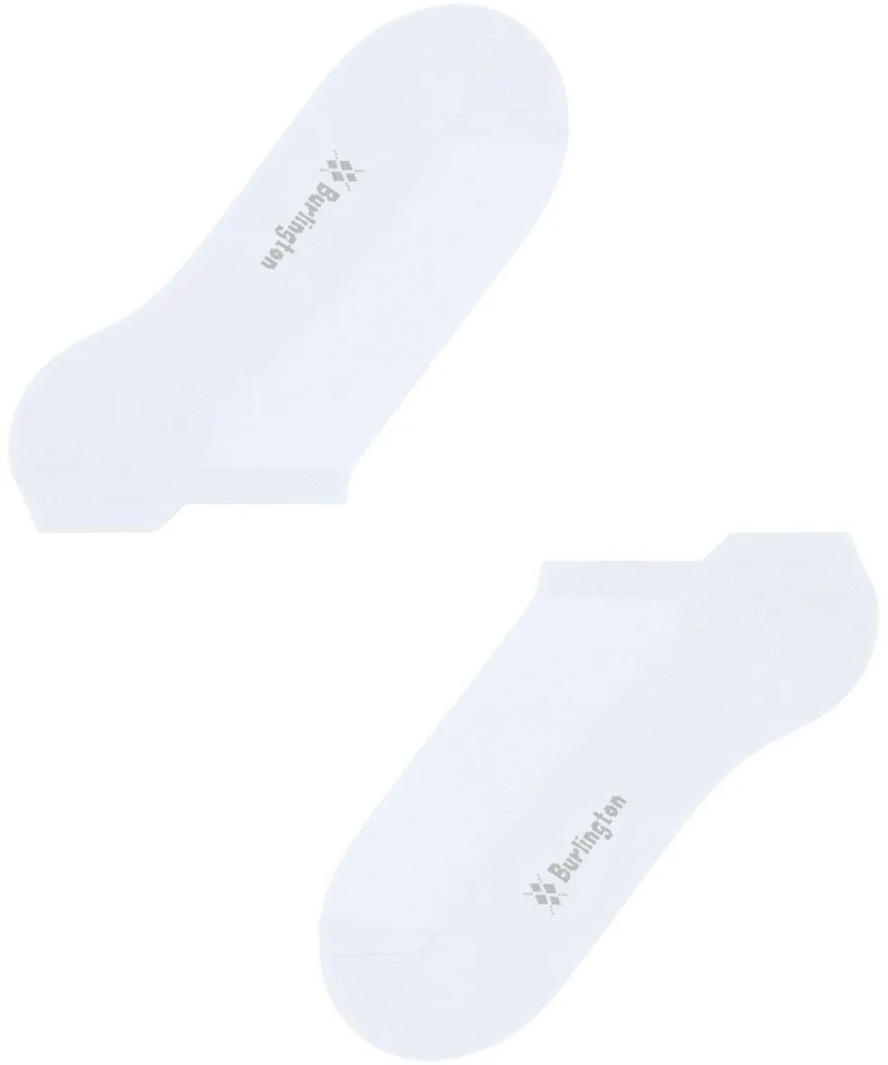 Burlington Athleisure heren sneakersokken, wit (white)
