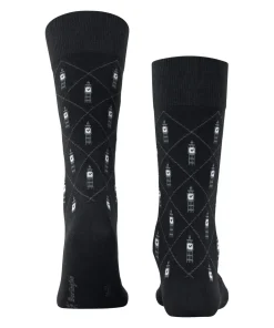 Burlington Big Ben herensokken, zwart (black)