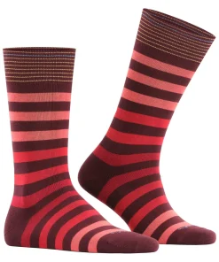 Burlington Blackpool herensokken, roze (coralred)