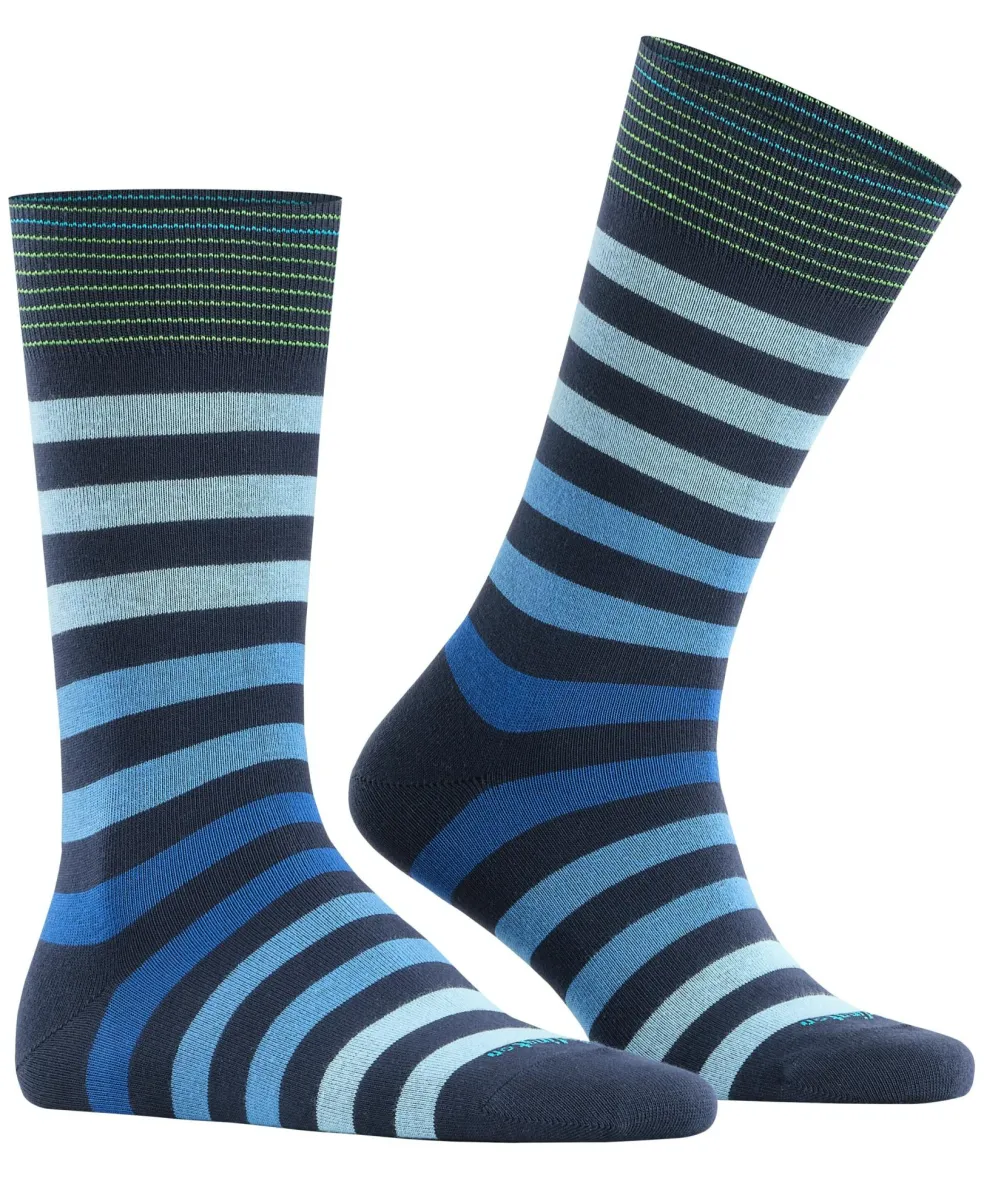 Burlington Blackpool herensokken, blauw (marine)