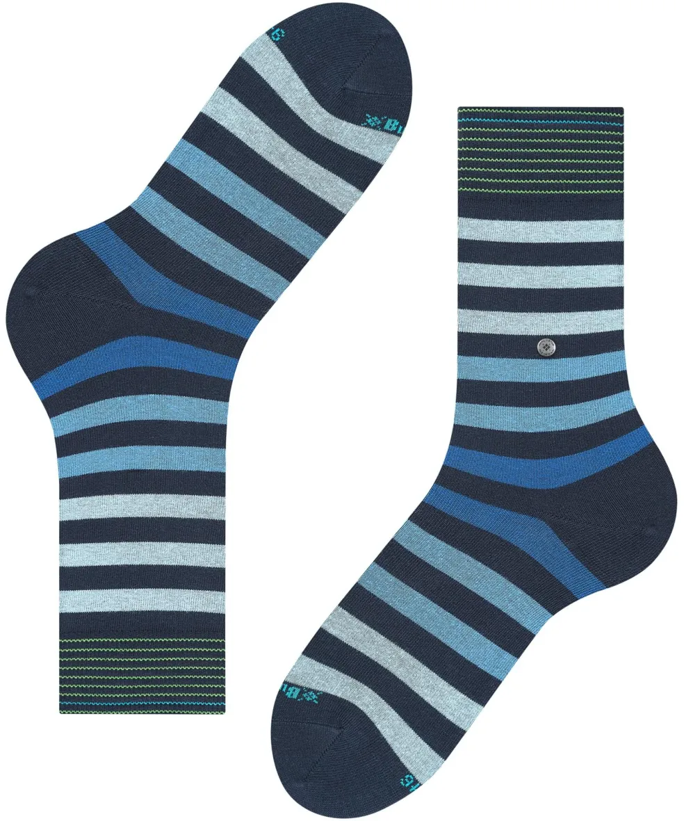Burlington Blackpool herensokken, blauw (marine)