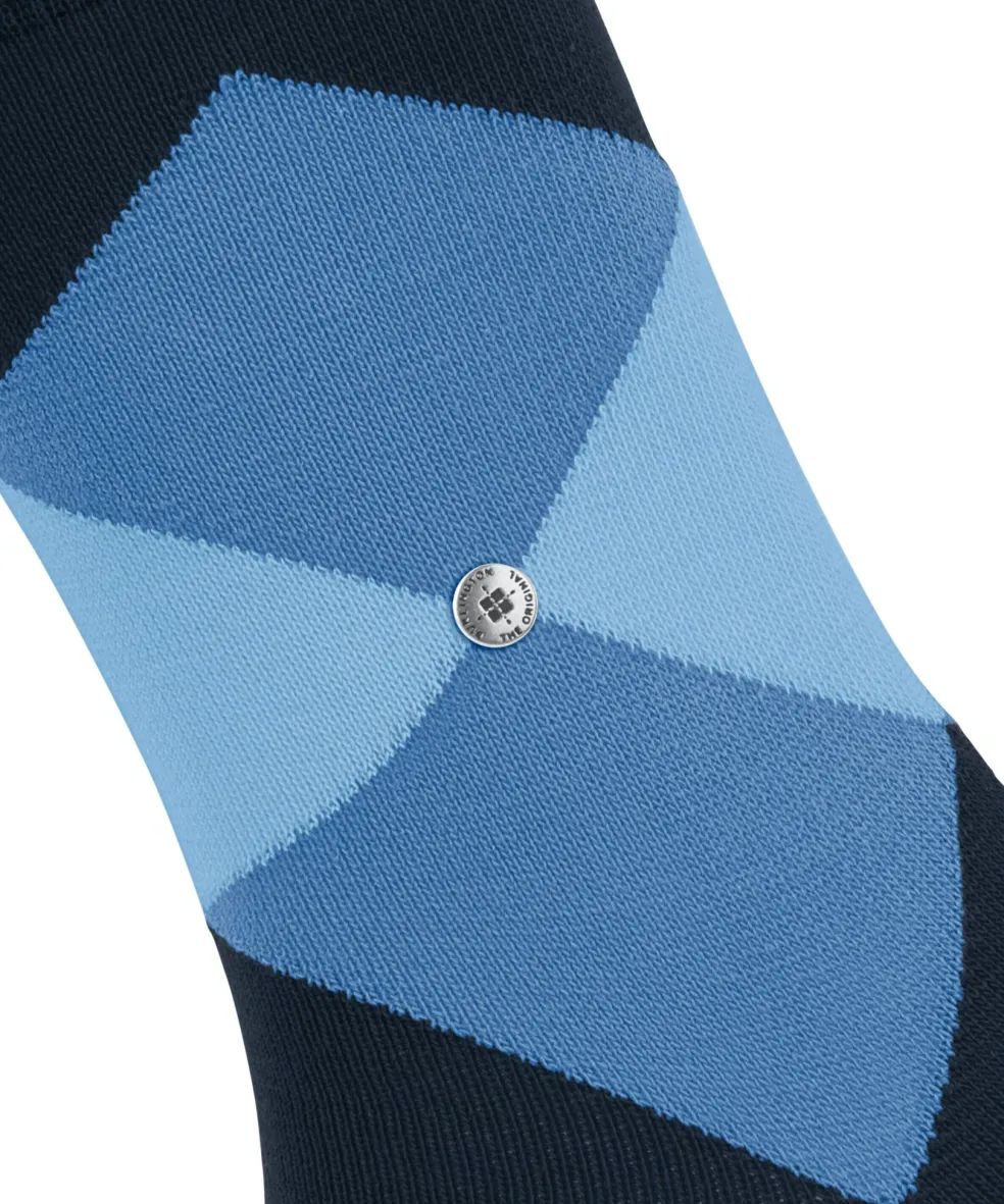 Burlington Bonnie damessokken kort, blauw (marine)
