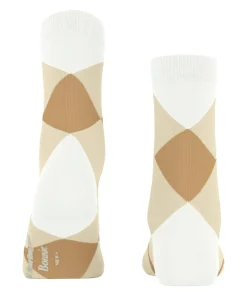 Burlington Bonnie damessokken kort, multicolor (off-white)
