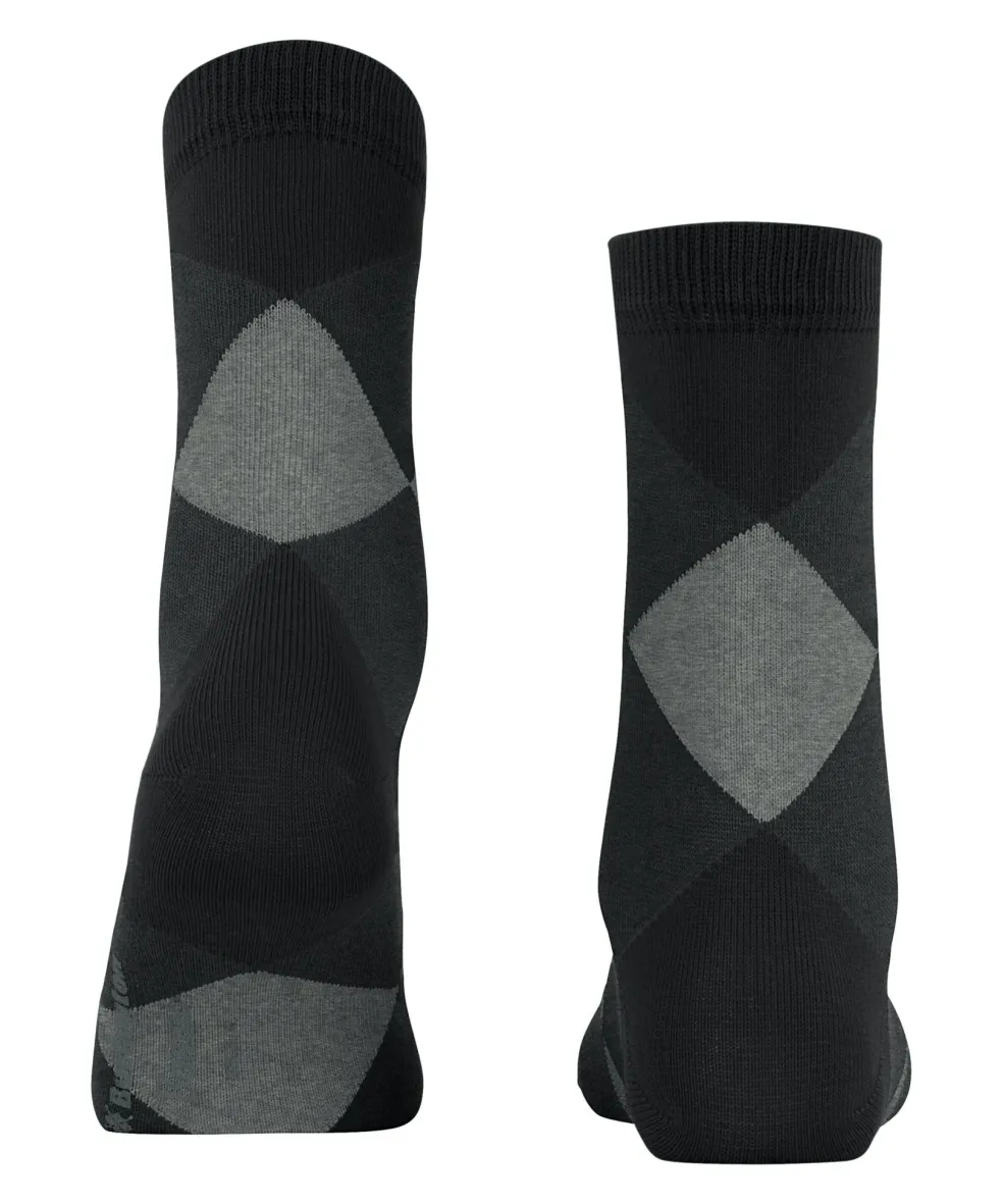 Burlington Bonnie damessokken kort, zwart (black)