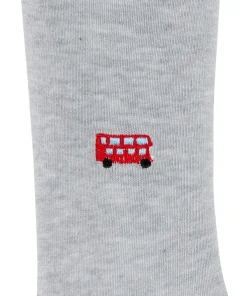 Burlington Brit Style damessokken, blauw (arctic mel.)