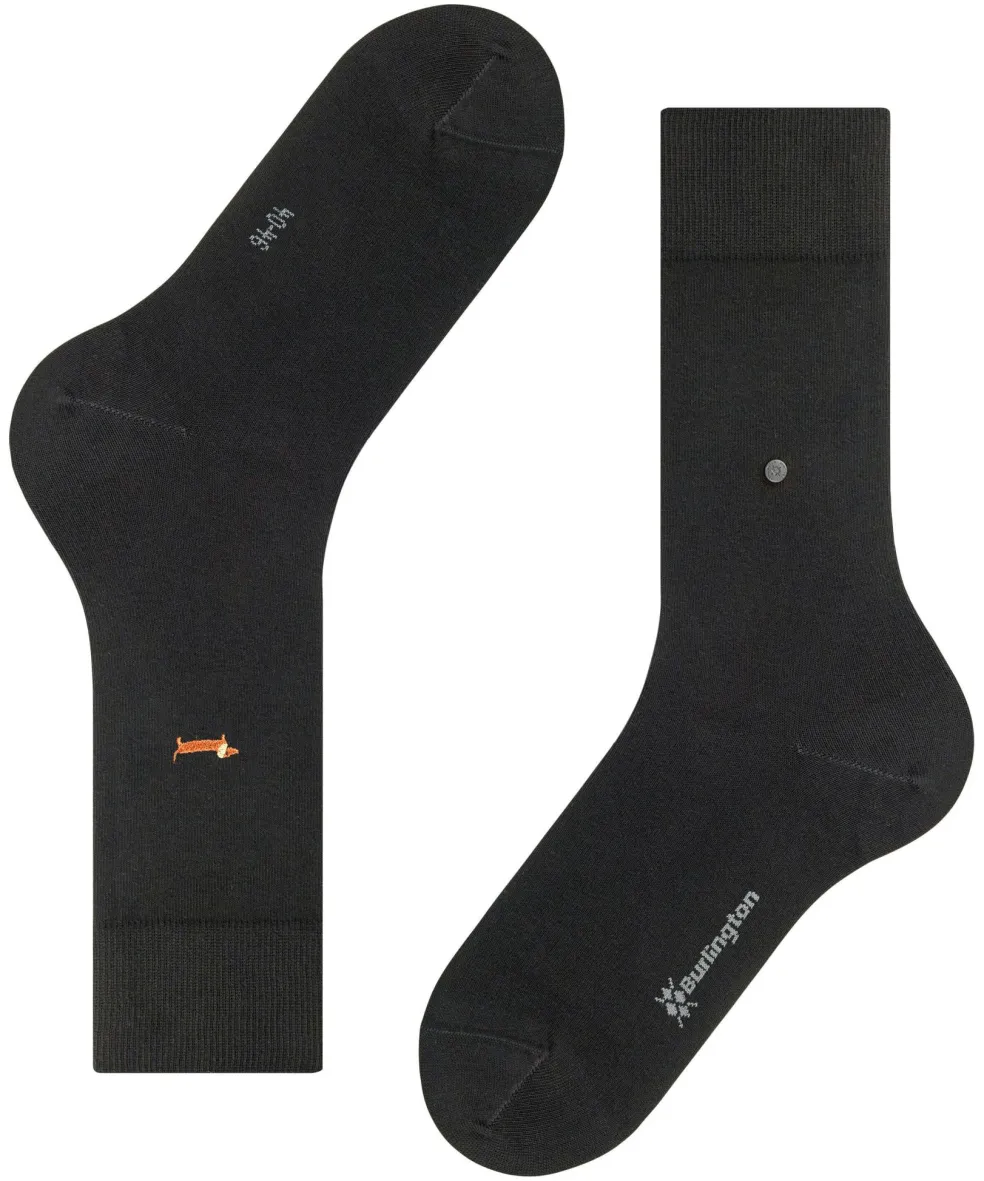 Burlington Brit Style herensokken, zwart (black)