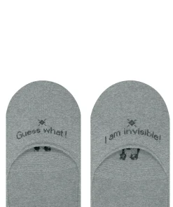 Burlington Carrington heren invisible sokken, grijs (light grey)