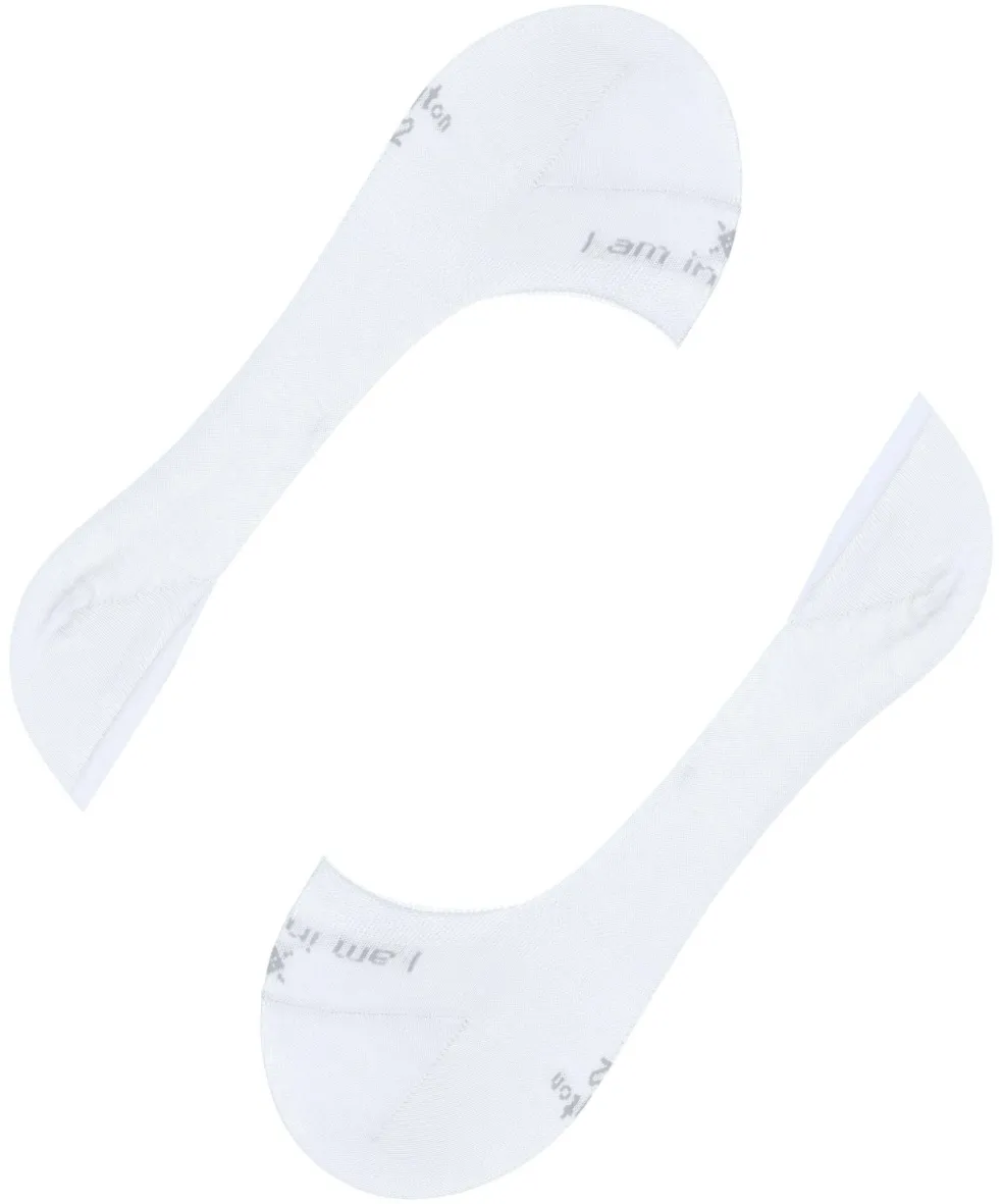 Burlington Carrington heren invisible sokken, wit (white)