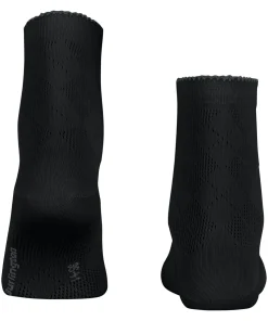 Burlington Chelsea damessokken kort, zwart (black)