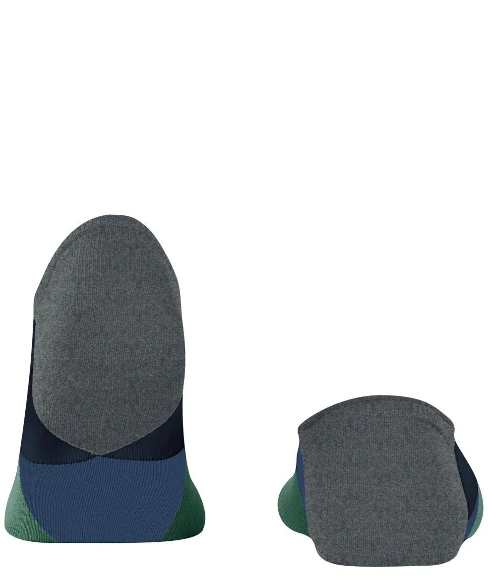 Burlington Clyde heren sneakersokken, grijs (carbon mel.)