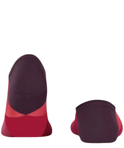 Burlington Clyde heren sneakersokken, rood (claret)