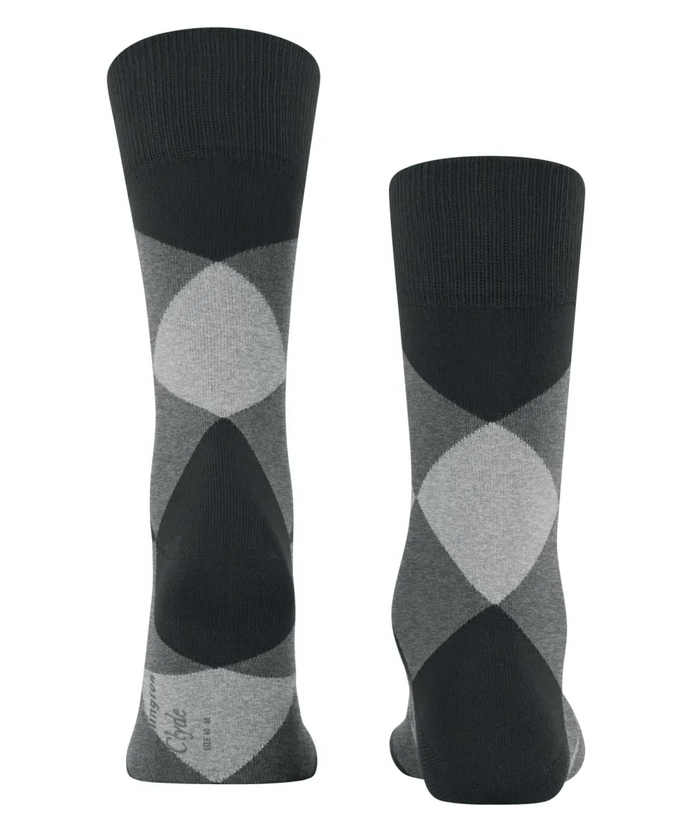 Burlington Clyde herensokken, zwart (black)