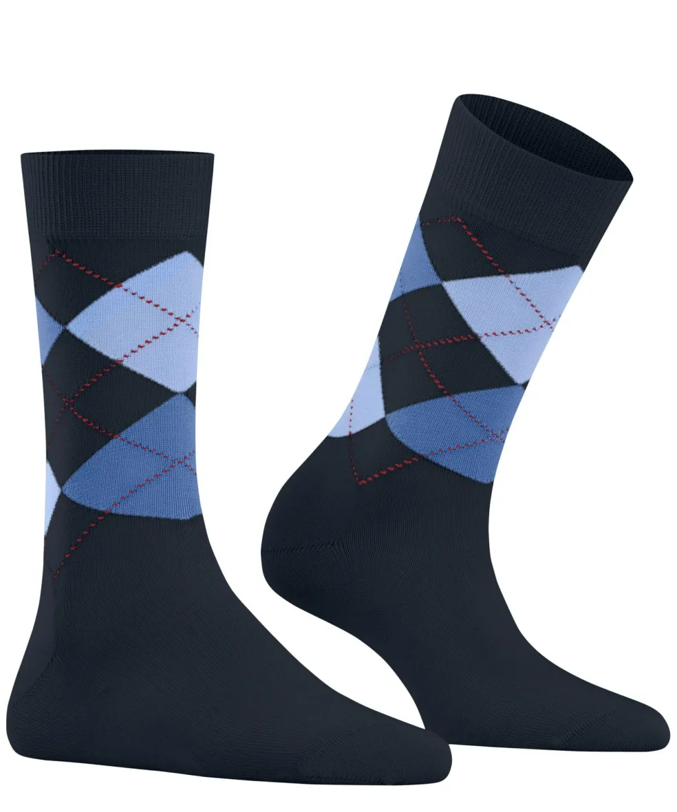 Burlington Covent Garden damessokken, blauw (marine)