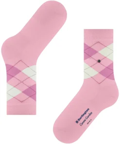 Burlington Covent Garden damessokken, roze (rose)