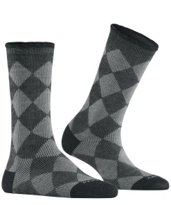 Burlington Dalston damessokken, zwart (black)