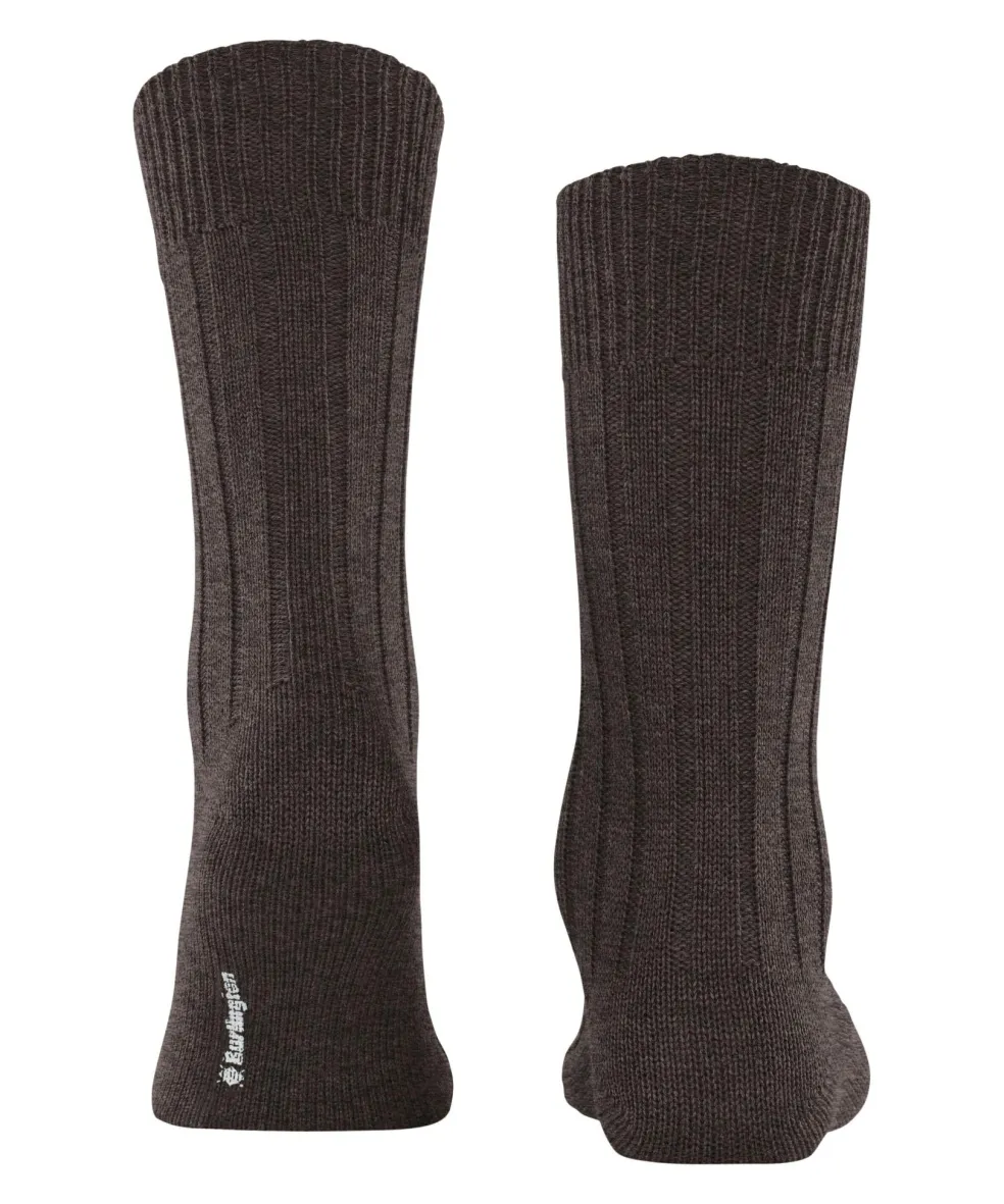 Burlington Dover herensokken, bruin (brown mel.)