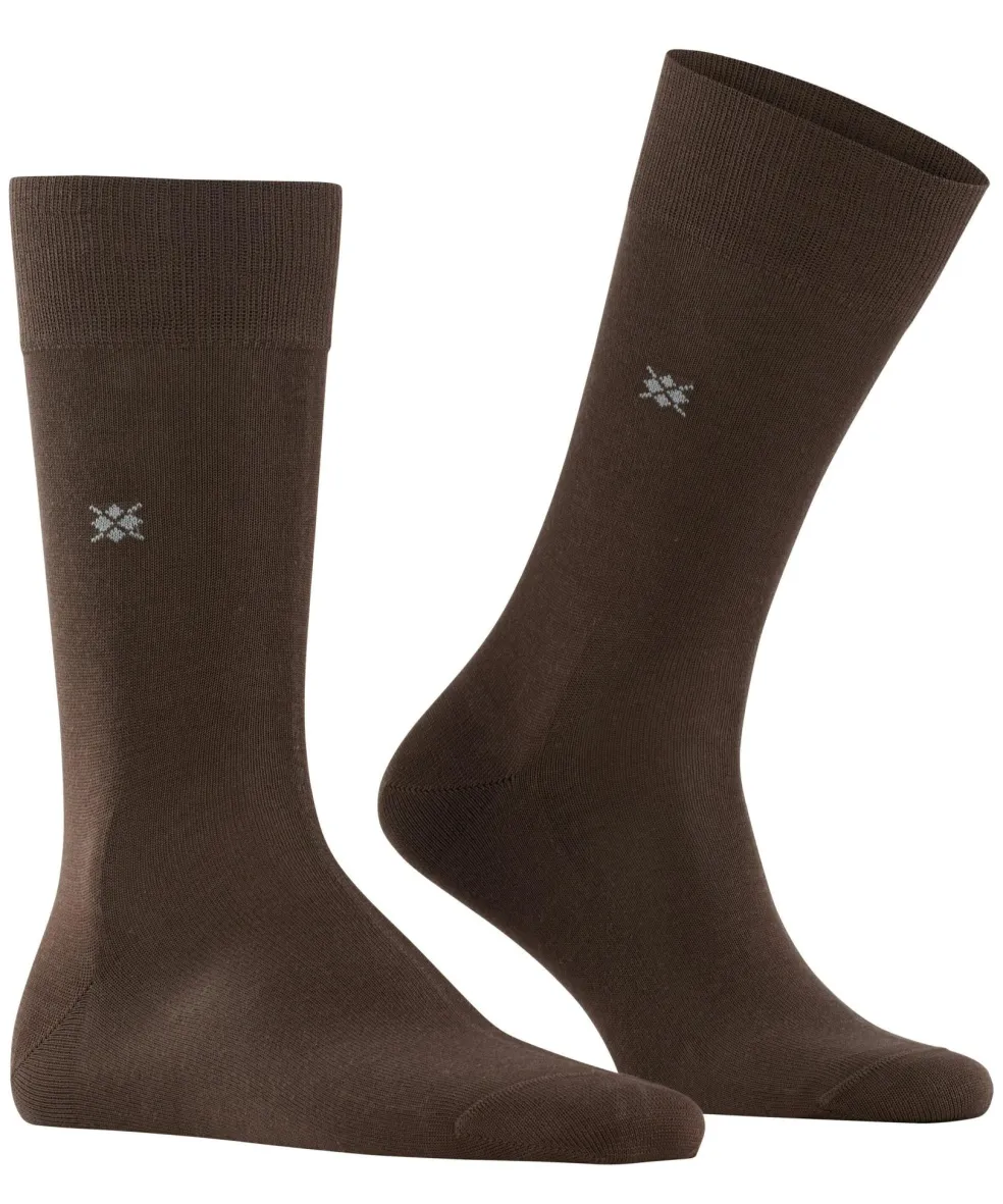 Burlington Dublin herensokken, bruin (chocolate)