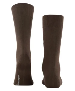 Burlington Dublin herensokken, bruin (chocolate)