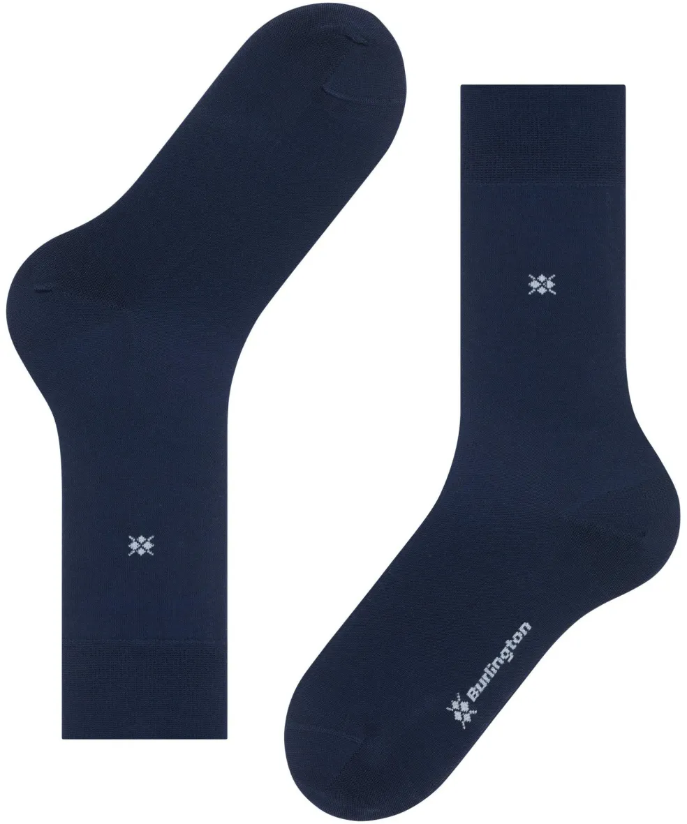 Burlington Dublin herensokken, blauw (marine)