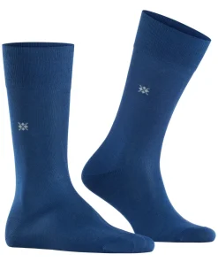 Burlington Dublin herensokken, blauw (night blue)