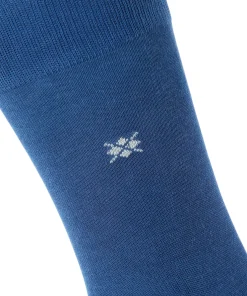 Burlington Dublin herensokken, blauw (night blue)