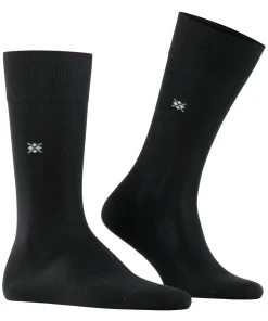 Burlington Dublin herensokken, zwart (black)
