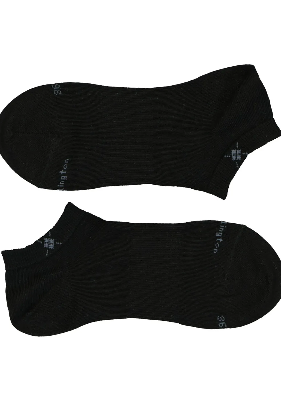Burlington Everyday dames enkelsokken (2-pack), katoen, zwart
