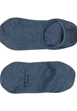 Burlington Everyday dames invisible sokken (2-pack), katoen, jeansblauw (light denim)
