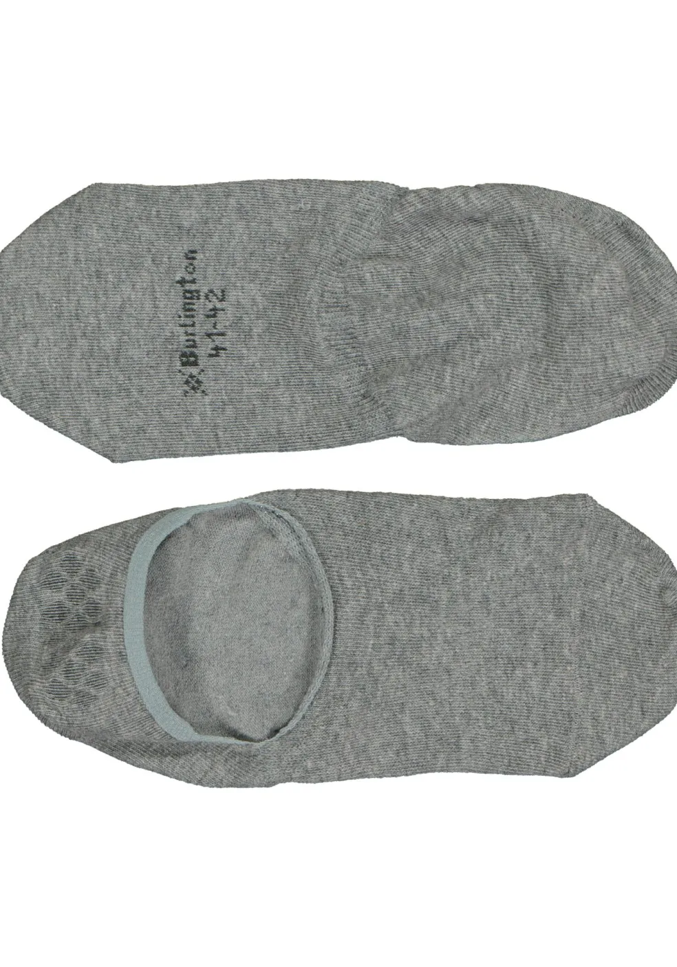 Burlington Everyday dames invisible sokken (2-pack), katoen, grijs (light grey)